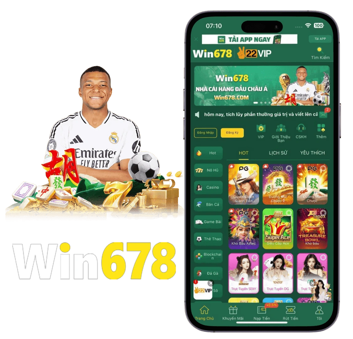 Nội dung ứng dụng tại Win678